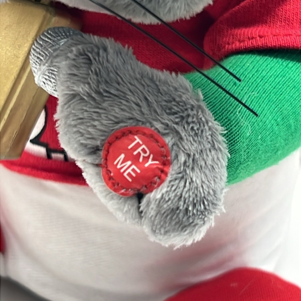 Gemmy Rapping Rodents Christmas Rapping musical Mouse - Picture 7 of 14